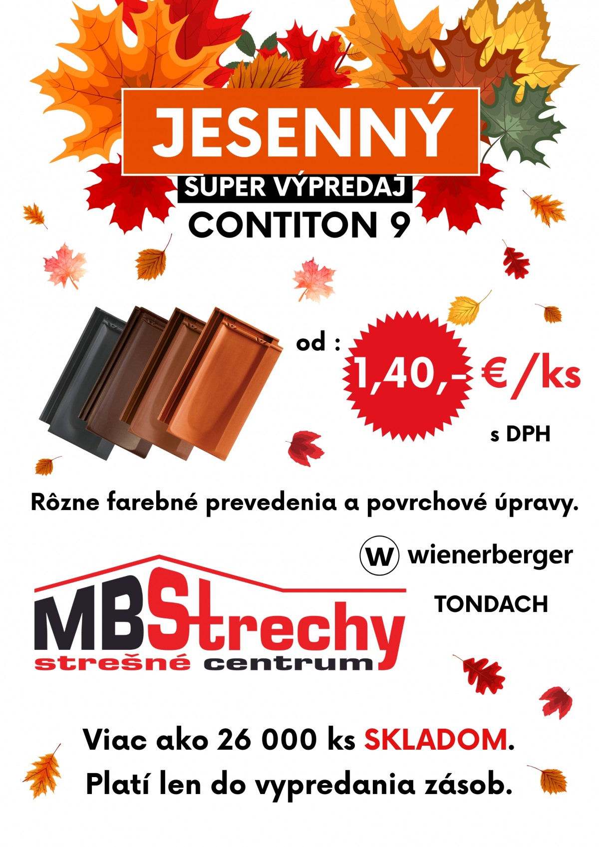 Jesenný super výpredaj