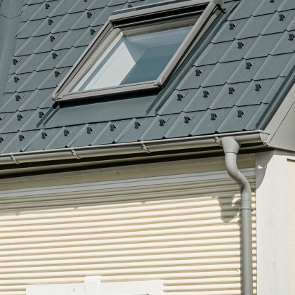 Kompletný odkvapový systém PREFA polkruhový, hliníkový