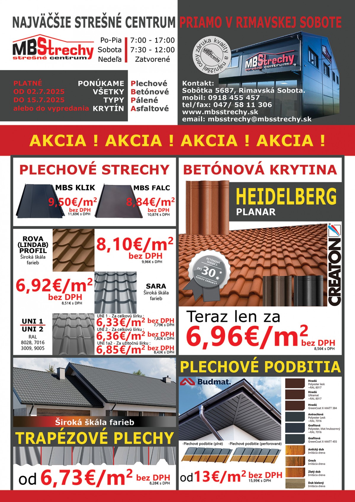 Akciový leták 2025